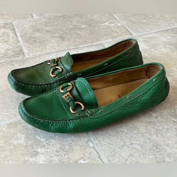 Green Prada Loafers 7 - Picture 3 of 7